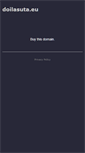 Mobile Screenshot of doilasuta.eu
